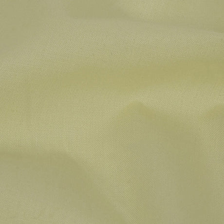 Pale Buttercup Cotton and Polyester Poplin