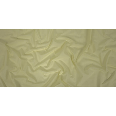Pale Buttercup Cotton and Polyester Poplin