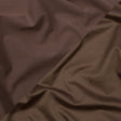 Taupe Double Faced Stretch Polyester Sateen and Twill