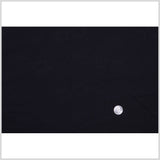 Loose-Woven Black Cotton Jacquard