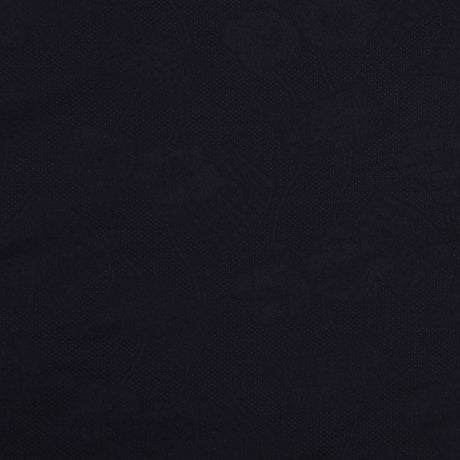 Loose-Woven Black Cotton Jacquard