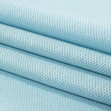 Baby Blue Tactile Diamonds Cotton and Polyester Woven