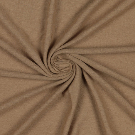 Beige Solid Jersey