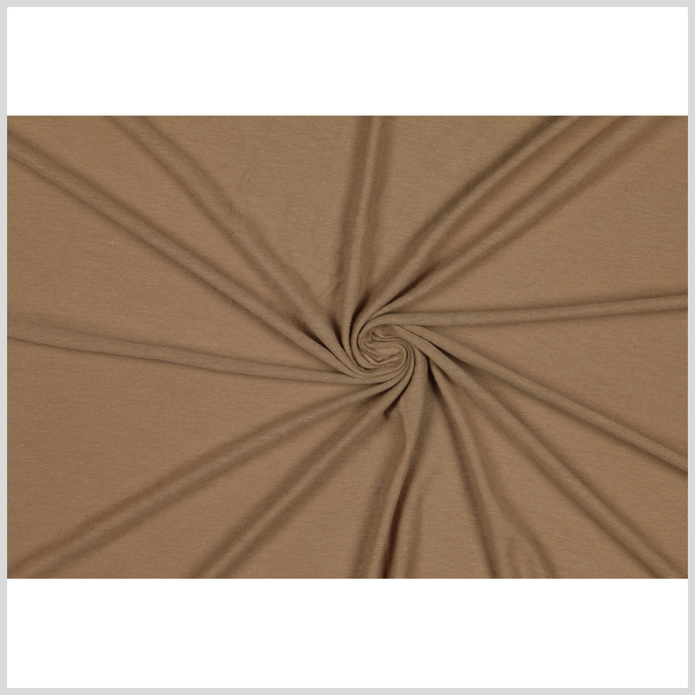 Beige Solid Jersey