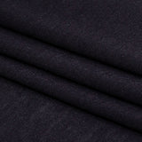 Midnight Navy Cotton and Rayon Jersey
