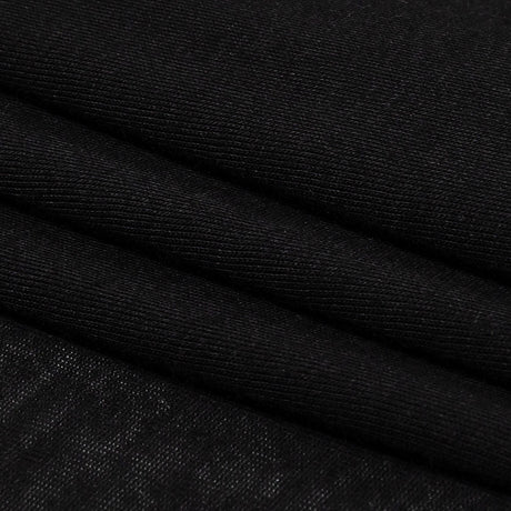 Black Lightweight Rayon Jersey
