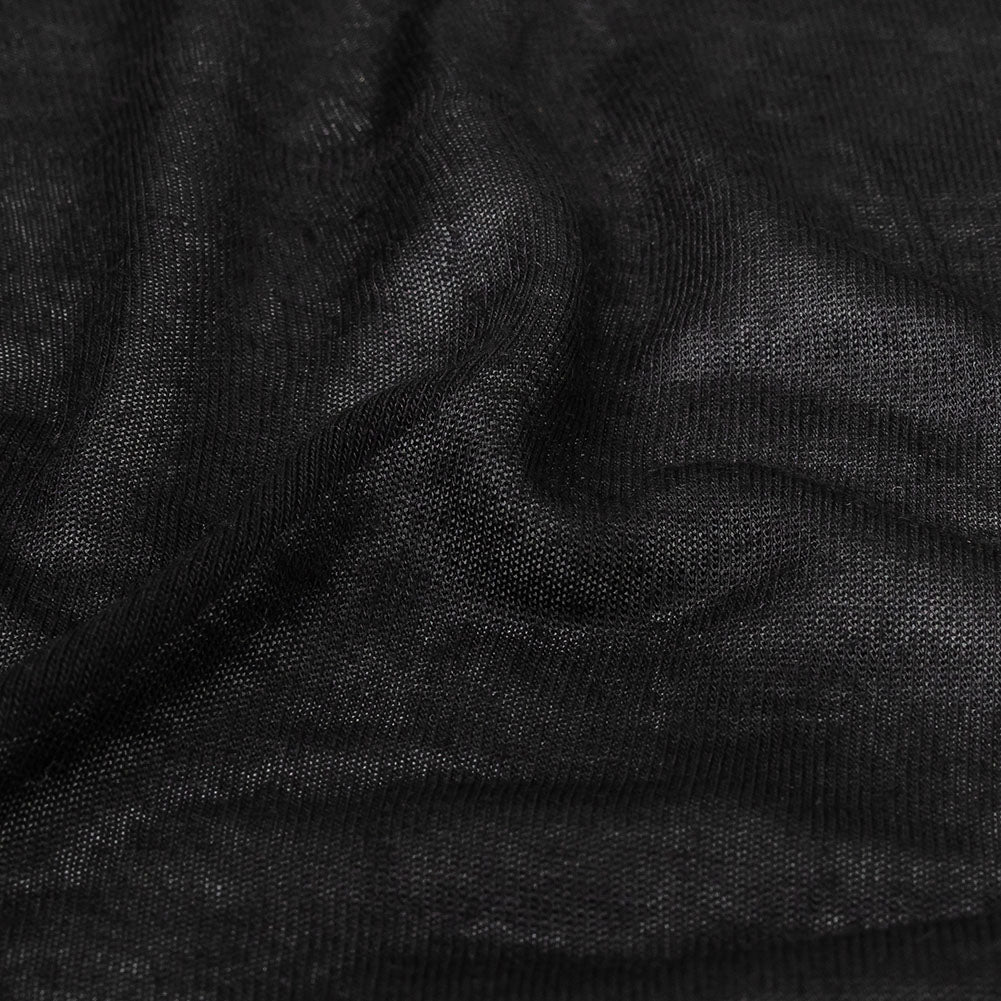 Black Lightweight Rayon Jersey