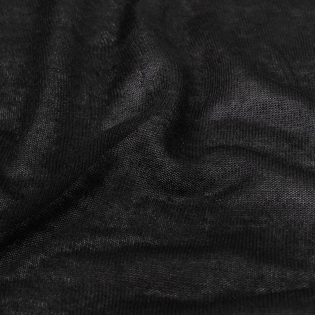 Black Lightweight Rayon Jersey