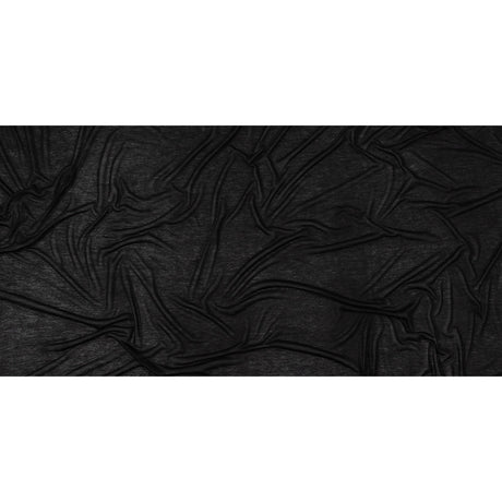 Black Lightweight Rayon Jersey