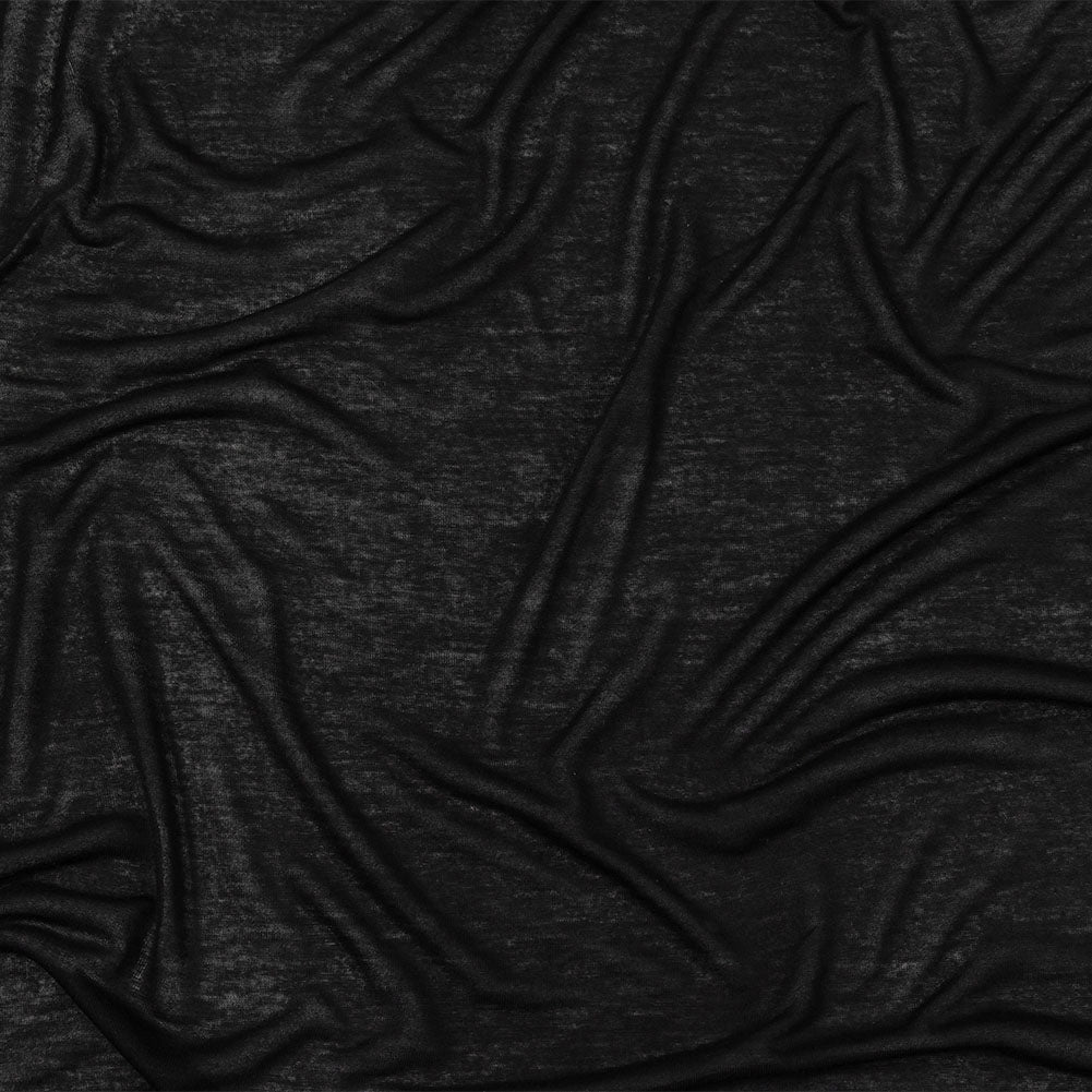 Black Lightweight Rayon Jersey