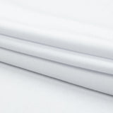 White Brushed Fleece-Like Cotton and Polyester Rib Knit