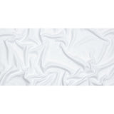 White Brushed Fleece-Like Cotton and Polyester Rib Knit
