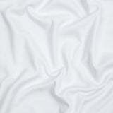 White Brushed Fleece-Like Cotton and Polyester Rib Knit