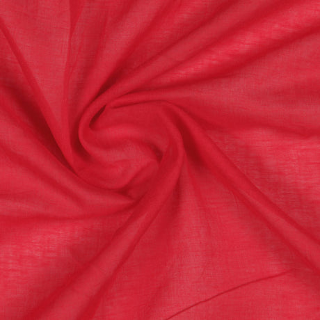 Ski Patrol Red Cotton Voile