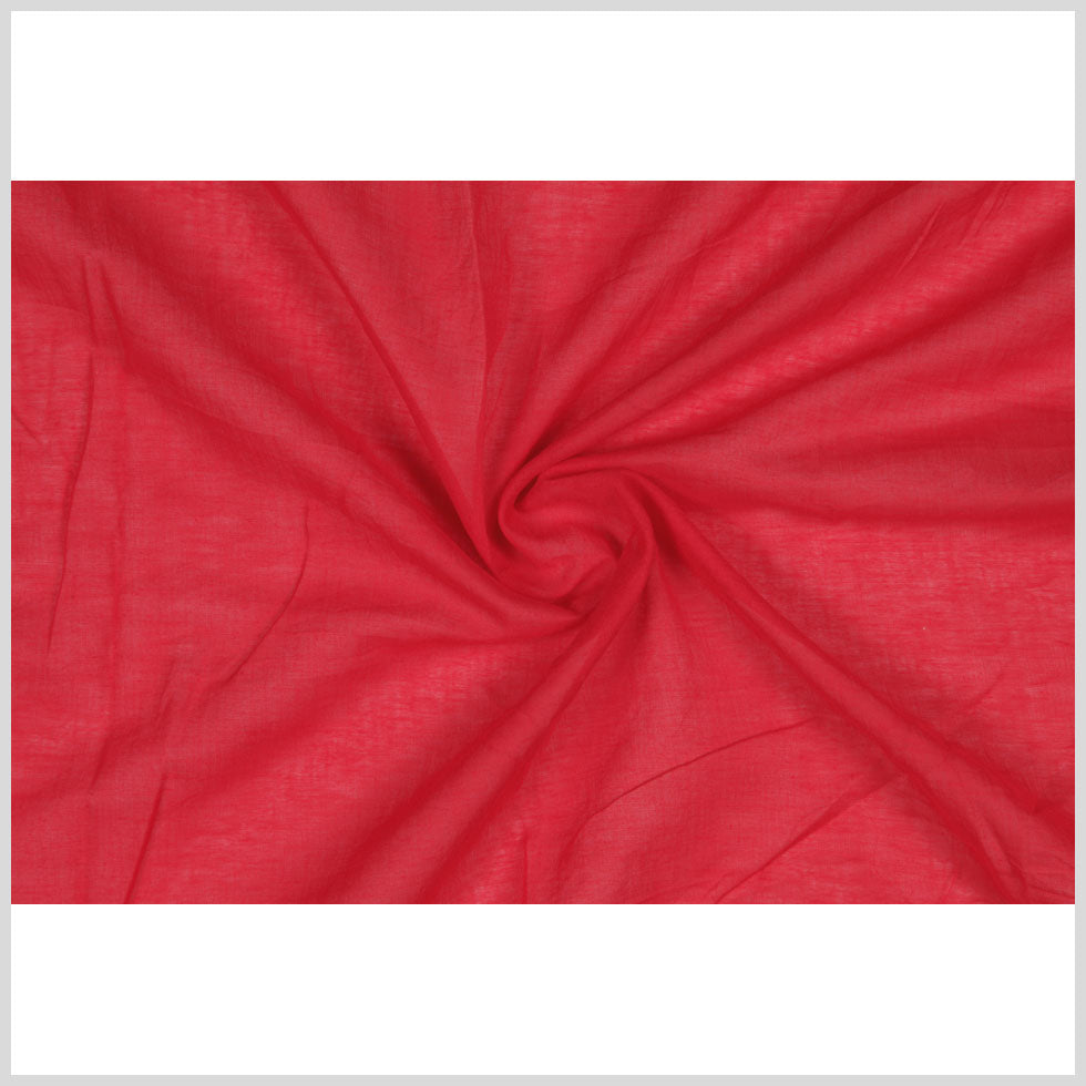 Ski Patrol Red Cotton Voile