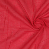 Ski Patrol Red Cotton Voile