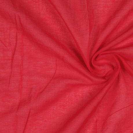 Ski Patrol Red Cotton Voile