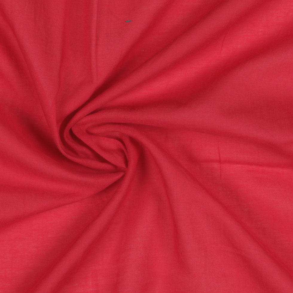 Scarlet Red Cotton Voile