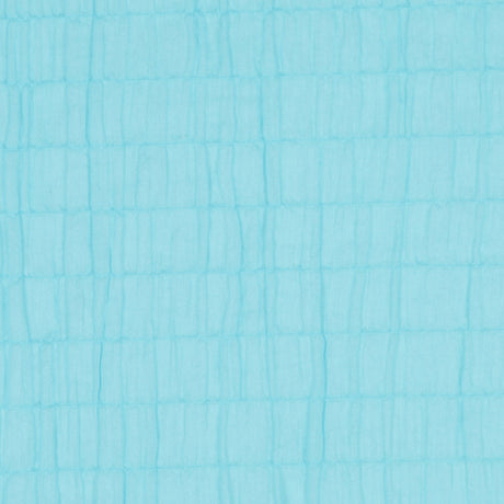 Sky Blue Puckered Cotton Woven