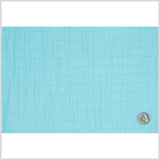 Sky Blue Puckered Cotton Woven