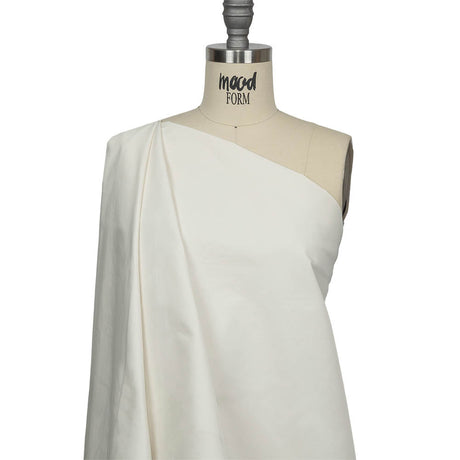 White Asparagus Cotton and Polyester Faille