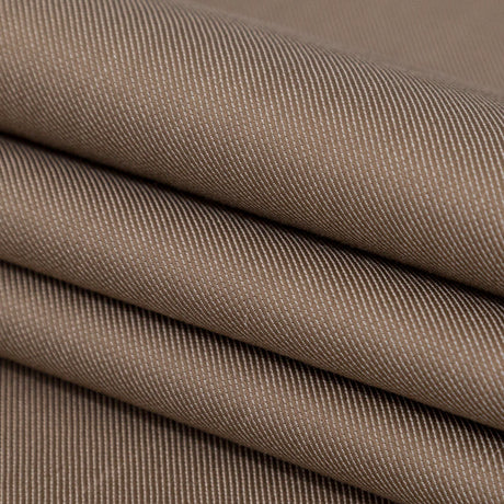 Greige and Almond Milk Double Faced Cotton Twill