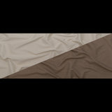 Greige and Almond Milk Double Faced Cotton Twill