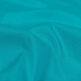 Turquoise Stretch Cotton and Nylon Shirting