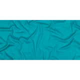 Turquoise Stretch Cotton and Nylon Shirting
