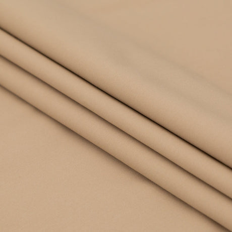 Nougat Stretch Cotton Poplin