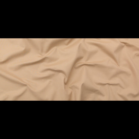 Nougat Stretch Cotton Poplin