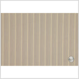 Italian Beige and Yellow Barcode Striped Stretch Cotton Suiting