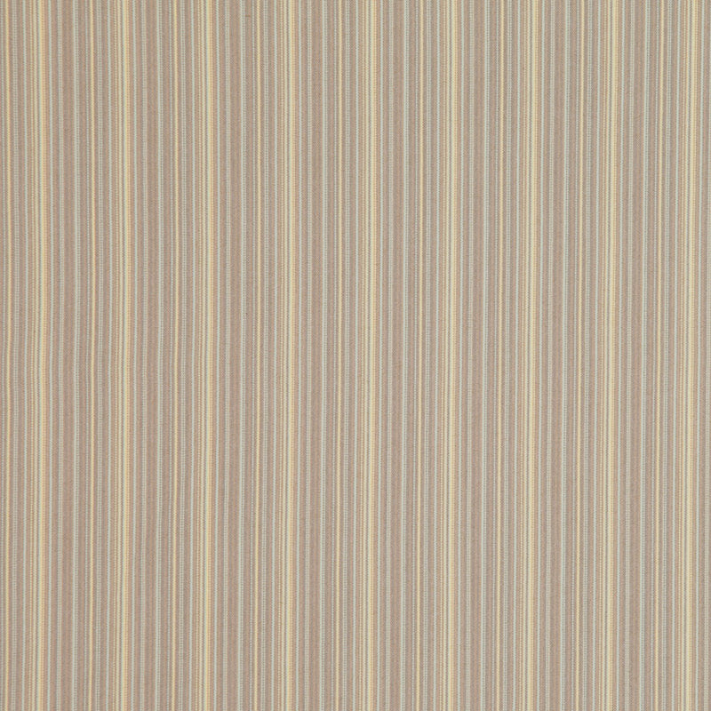 Italian Beige and Yellow Barcode Striped Stretch Cotton Suiting