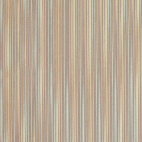 Italian Beige and Yellow Barcode Striped Stretch Cotton Suiting