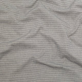 True Navy and Metallic Gold Striped Cotton Tweed