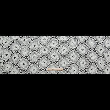 Off-White Cotton Crochet Lace