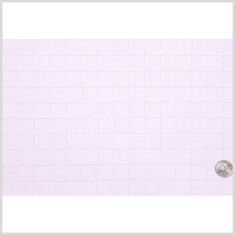 Italian Orchid Windowpane Checked Cotton Shirting