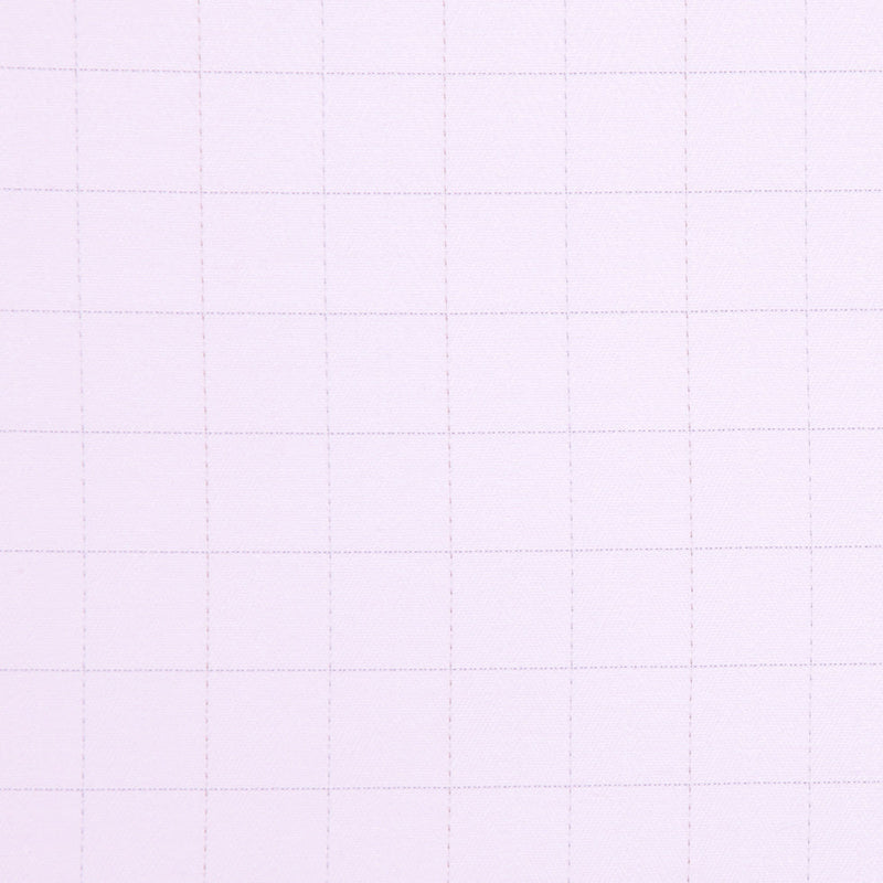 Italian Orchid Windowpane Checked Cotton Shirting