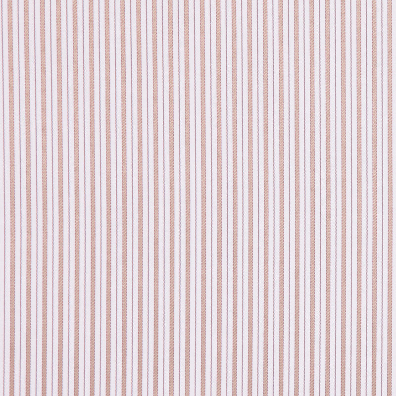 White/Beige/Red Striped Shirting