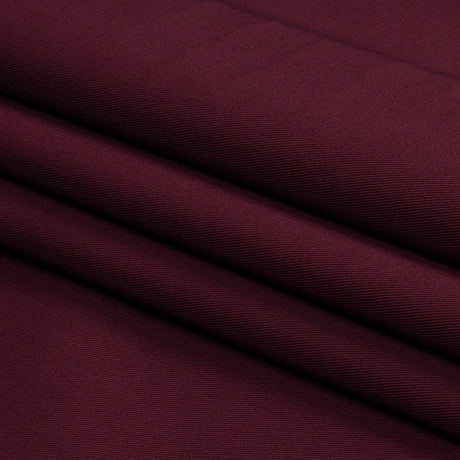 Organic Cotton Twill - Maroon - Stratton Collection