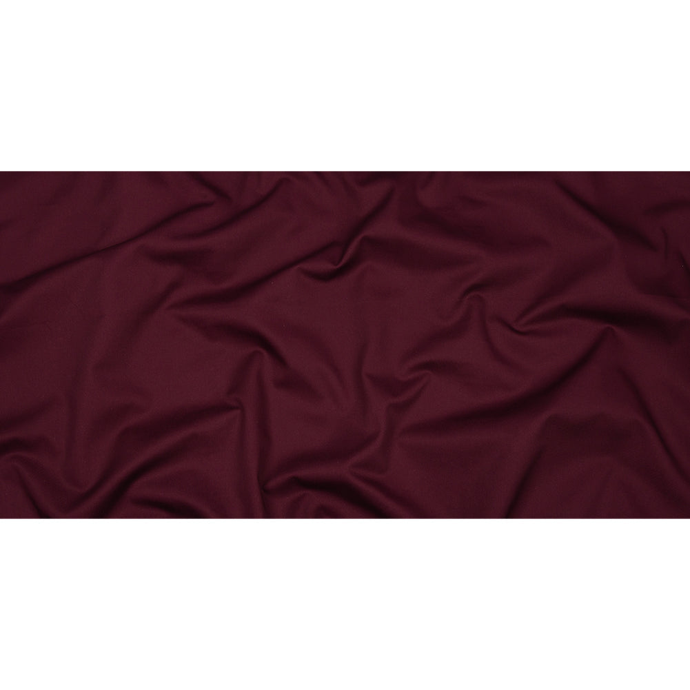 Organic Cotton Twill - Maroon - Stratton Collection