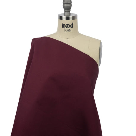 Organic Cotton Twill - Maroon - Stratton Collection