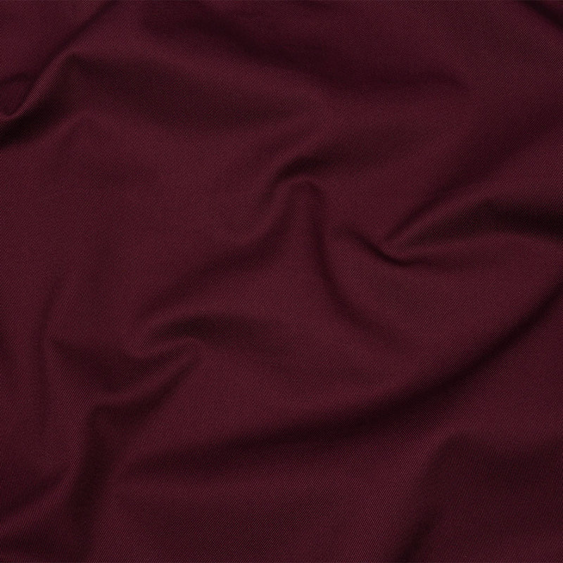 Organic Cotton Twill - Maroon - Stratton Collection