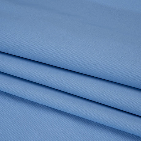 Organic Cotton Twill - Ice Blue and White - Stratton Collection