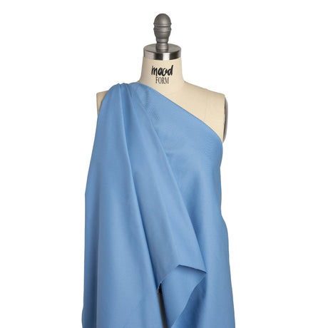Organic Cotton Twill - Ice Blue and White - Stratton Collection