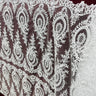 Corded Bridal Lace Fabric 100% Polyester Net Mesh 48" Wide