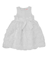Fancy Party Dress Girls Fancy Dresses - White, Fuchsia (4, 6, 8, 10)