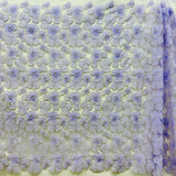 Beaded 3D Floral Lace Fabric