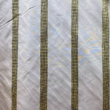 Ferraro Fabric 100 Percent Silk Taffeta Fabric - Two-Toned Stripe, 54" Width (1 Yard)