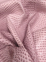 Winter Lilac Florida Gator 3D Embossed Vinyl Fabric